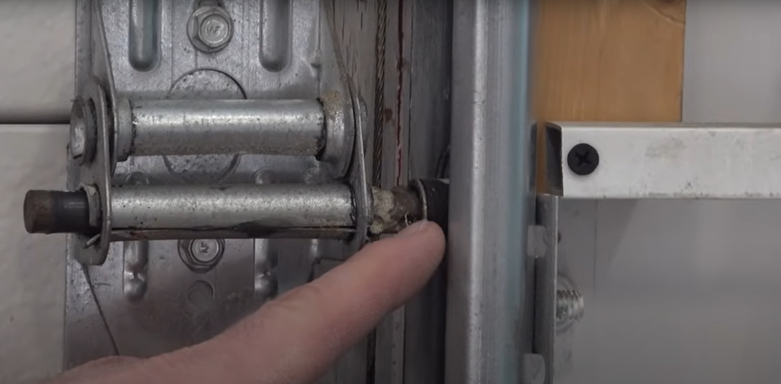 noisy garage door fix