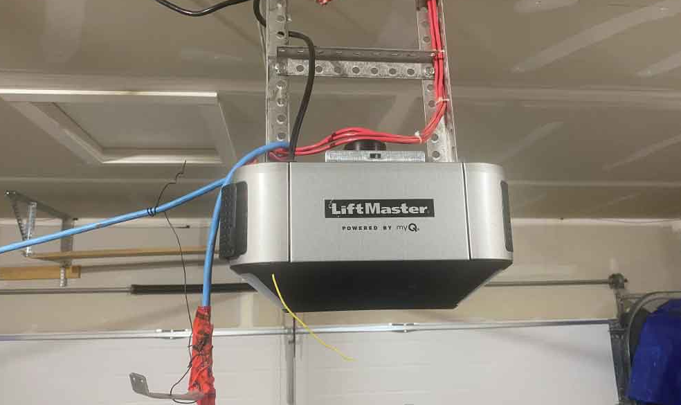 Standard wall-mounted garage door opener button