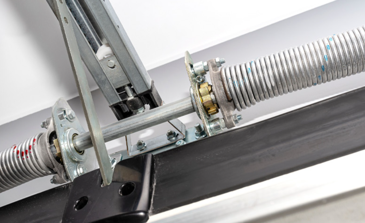 Heavy duty galvanized rust resistant garage door torsion spring installed in Vamo