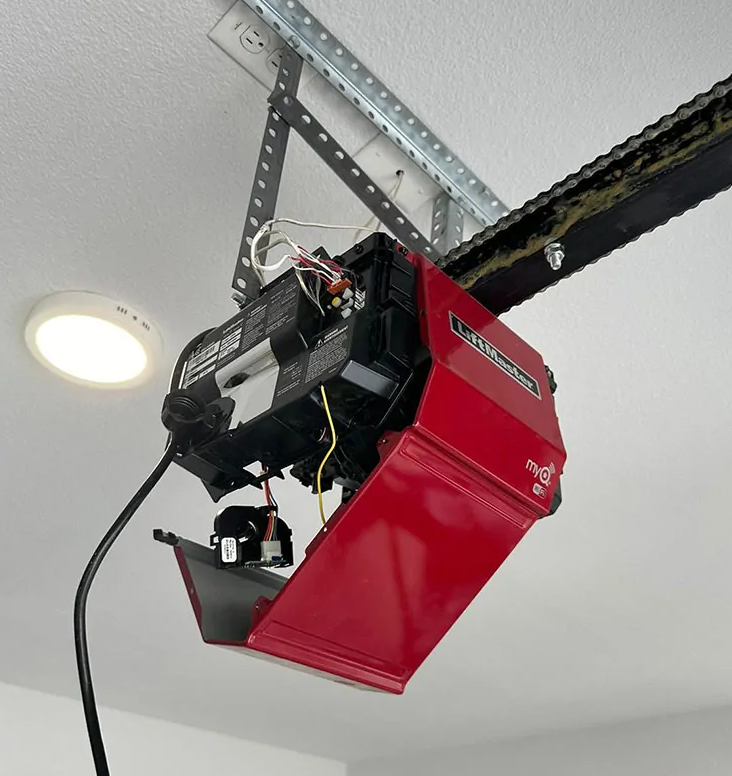 Fixing a broken garage door opener logic board and stripped gears